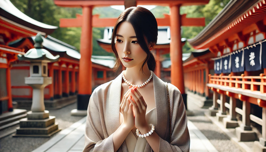 水晶ブレスレットと神社の関係