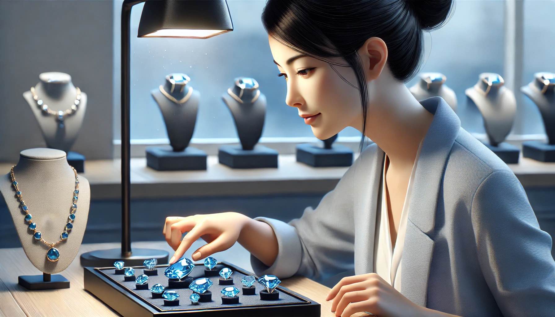 自分に合う石を見つける青い宝石 石言葉