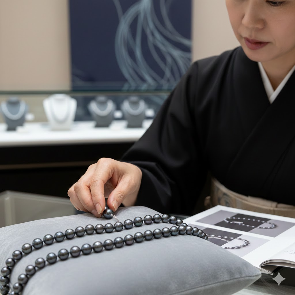 黒真珠ネックレス選び方ガイド！葬儀マナーと失敗しない購入基準